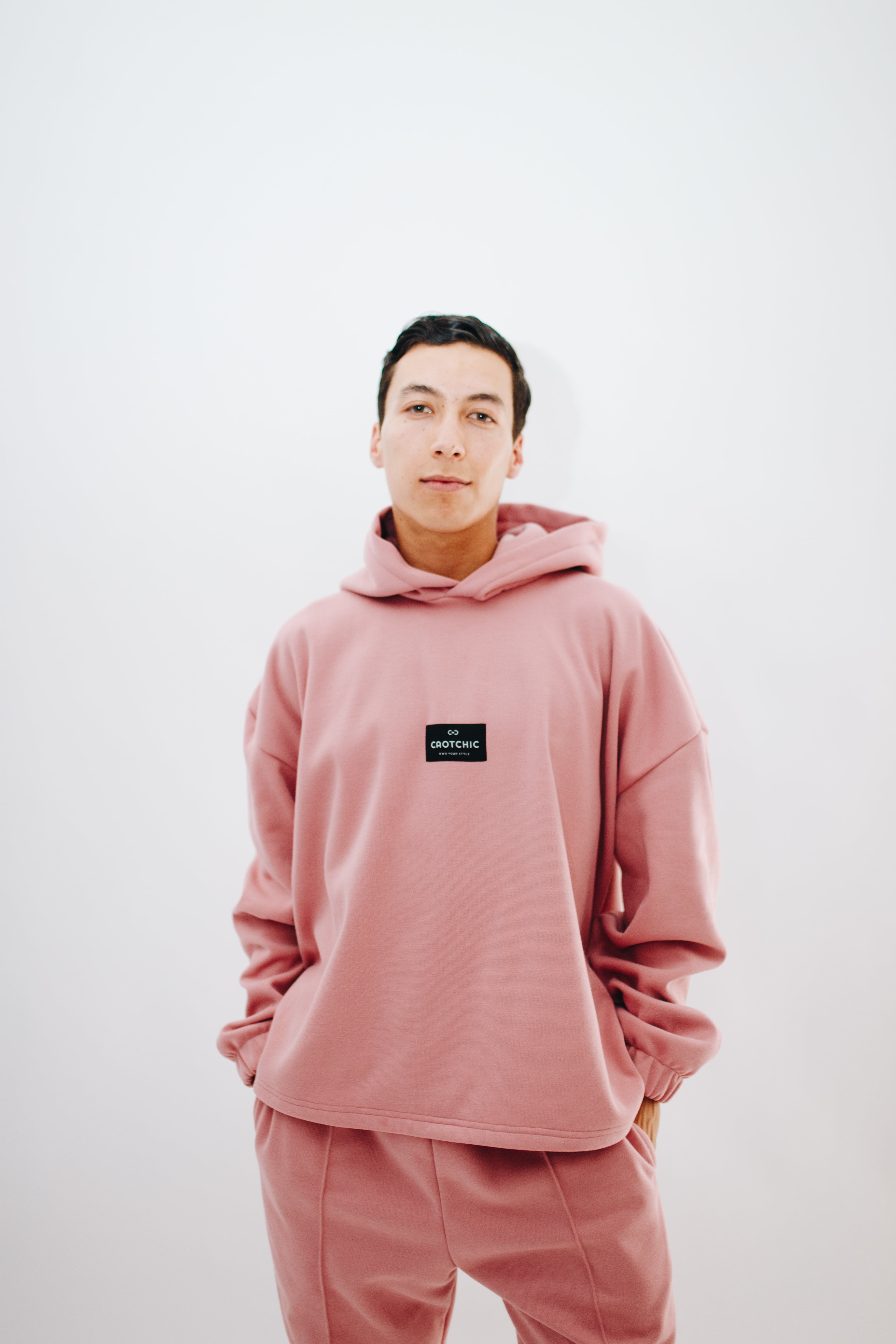 Adidas raw cheap pink hoodie