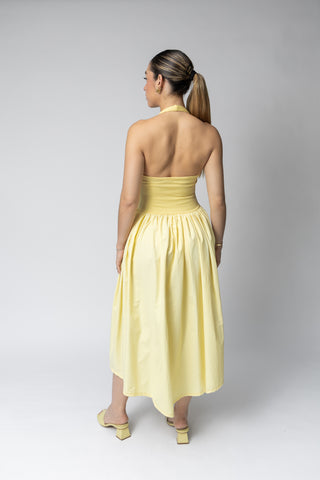 COMBINATION HALTER DRESS