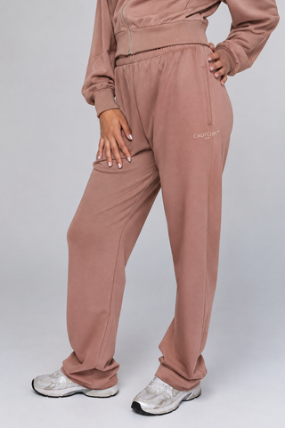 CAOTCHIC STRAIGHT PANTS