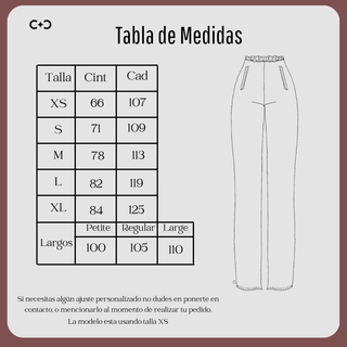 CAOTCHIC PANTS HIGH WAISTED